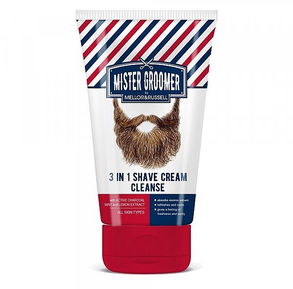 Cleansing Shaving Cream 3in1 - Mellor & Russell Mister Groomer 3 In 1 Shave Cream Cleanse — photo N6