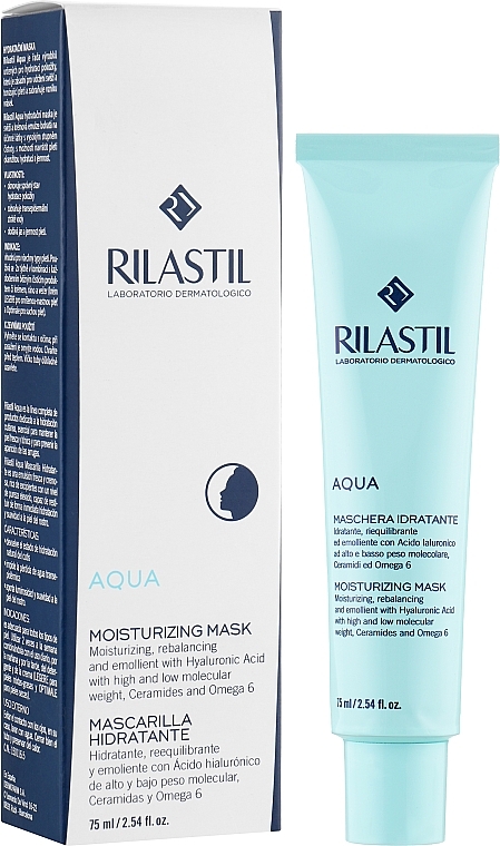 Rehydrating Face Mask - Rilastil Aqua Maschera Idratante — photo N2