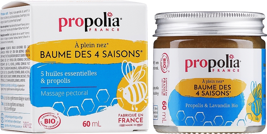 4 Seasons Balm - Propolia 4 Seasons Balm Propolis & Lavandin Bio — photo N2