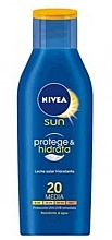 Fragrances, Perfumes, Cosmetics Sun Lotion for Body - Nivea Sun Protect And Moisture Lotion SPF 20