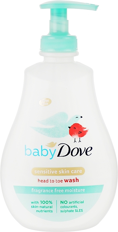 Body and Hair Emulsion - Dove Baby Sensitive Moisture Head To Toe Wash — photo N1