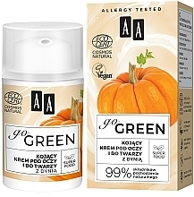 Fragrances, Perfumes, Cosmetics Pumkin Soothing Face & Eye Cream - AA Go Green