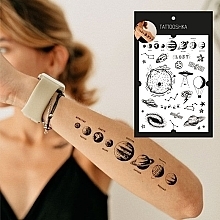 Temporary Tattoo "Space Boom" - Tattooshka — photo N4