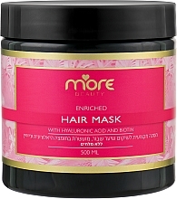 Hair Mask with Hyaluronic Acid & Biotin - More Beauty Hair Mask With Hyaluronic Acid And Biotin — photo N6