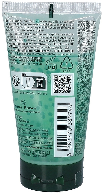 Strengthening Regenerating Shampoo - Rene Furterer Forticea Strengthening Revitalizing Shampoo (mini) — photo N2