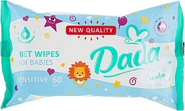 Fragrances, Perfumes, Cosmetics Baby Wet Wipes, fragrance-free - Dada Sensitive Wipes