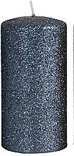 Fragrances, Perfumes, Cosmetics Decorative Candle, black, 7x18 cm - Artman Glamour