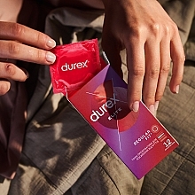 Latex Condoms with Silicone Lubricant "Ultra Thin", 12 pcs - Durex Elite Condoms — photo N6