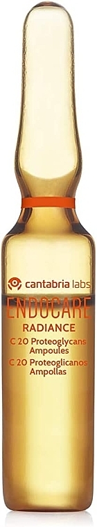 Vitamin C Face Ampoules for Dry Skin - Cantabria Labs Endocare C20 Proteoglycans Ampoules — photo N3