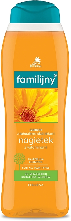 All Hair Types Shampoo - Pollena Savona Familijny Marigold & Vitamins Shampoo — photo N6
