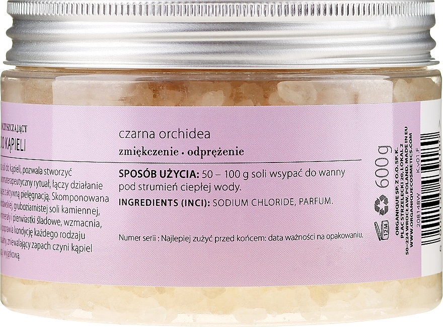 Relaxing Bath Salt "Orchid" - Organique — photo N2