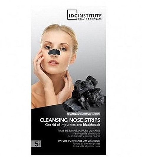 Nose Strips - IDC Institute Black Charcoal Nose Strip — photo N1