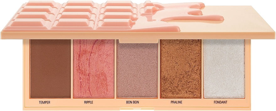 Contour Palette - I Heart Revolution Chocolate Face Palette — photo N1