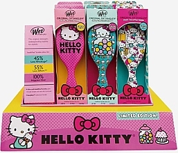 Fragrances, Perfumes, Cosmetics Hair Brush Set, 9 pieces - Wet Brush Expositor Cepillos Hello Kitty