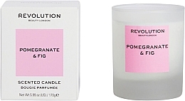 Fragrances, Perfumes, Cosmetics Pomegranate & Fig Scented Candle - Makeup Revolution Pomegranate & Fig Scented Candle