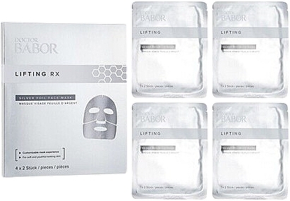 Face Mask - Babor Doctor Babor Lifting Rx Silver Foil Face Mask Skin Care  — photo N1