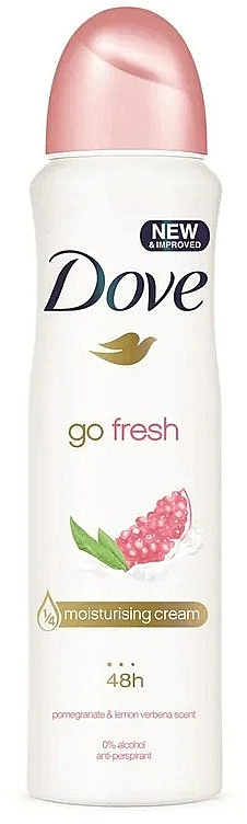 Pomegranate & Lemon Verbena Antiperspirant Deodorant - Dove Go Fresh 48H Pomegranate & Lemon Verbena Deo — photo N1