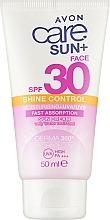 Shine Control Sun Cream - Avon Care Sun+ Shine Control Sun Cream SPF 30 — photo N1