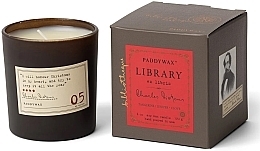 Fragrances, Perfumes, Cosmetics Scented Candle in Glass - Paddywax Library Charles Dickens Candle