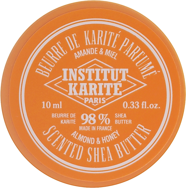 Almonds & Honey Sceted Shea Butter 98% - Institut Karite Almond Honey Scented Shea Butter — photo N1