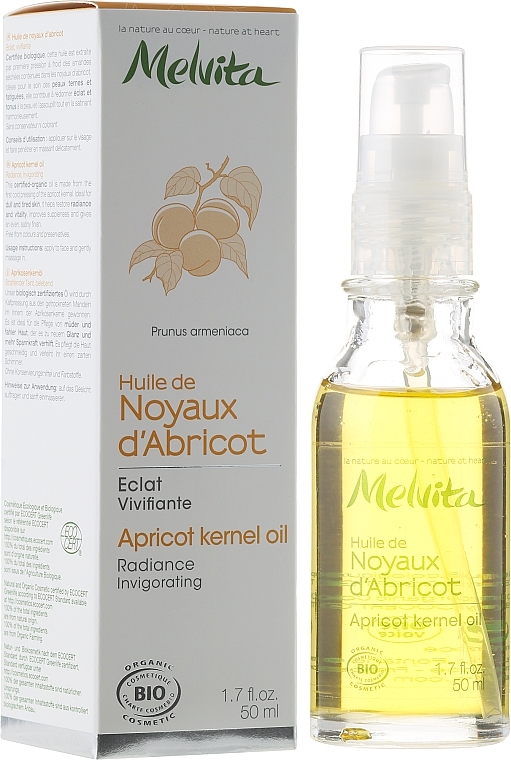 Facial Apricot Kernel Oil - Melvita Huiles De Beaute Apricot Kernel Oil — photo N1