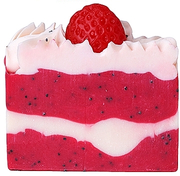 Natural Soap "Cream Strawberry" - Dushka — photo N1