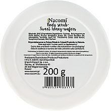 Washing Peeling Foam "Sweet Honey Wafers" - Nacomi Body Scrub Sweet Honey Wafers — photo N3