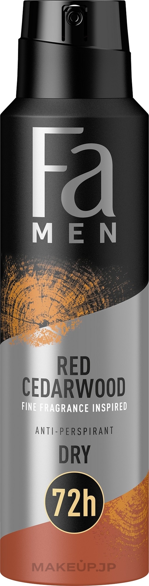 Red Cedarwood Anti-Perspirant - Fa Men Red Cedarwood Anti-Perspirant 72H — photo 150 ml