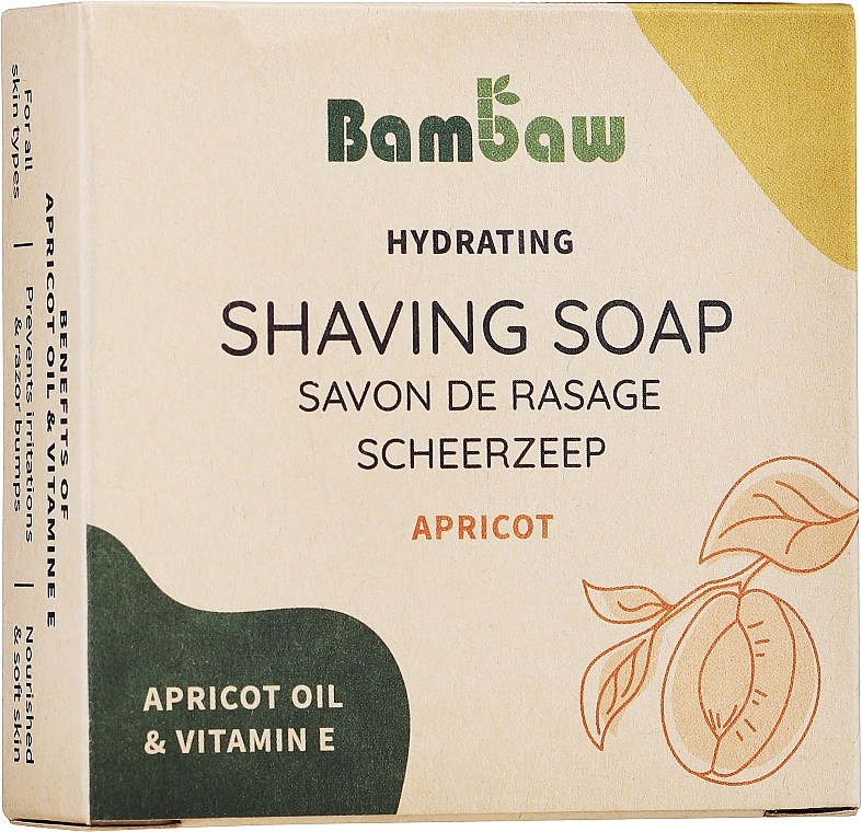 Shaving Soap with Apricot Oil & Vitamin E - Bambaw Shaving Soap Hydrating Apricot Oil & Vitamin E — photo N12