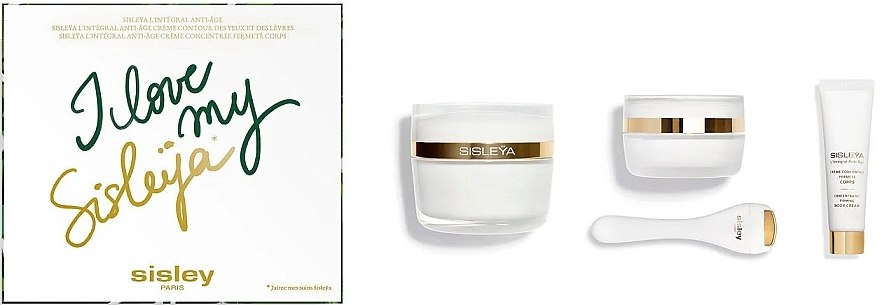 Set - Sisley I Love My Sisleya (f/cr/50ml + eye/cr/15ml + b/cr/15ml + roller) — photo N1