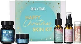 Fragrances, Perfumes, Cosmetics 5-Piece Set - Skin&Tonic Happy Christmas Skin Kit