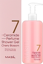 Shower Gel with Cherry Blossom Scent - Masil 7 Ceramide Perfume Shower Gel Cherry Blossom — photo N2