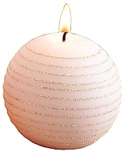 Fragrances, Perfumes, Cosmetics Decorative Candle, rose gold, ball, 10 cm - Artman Andalo