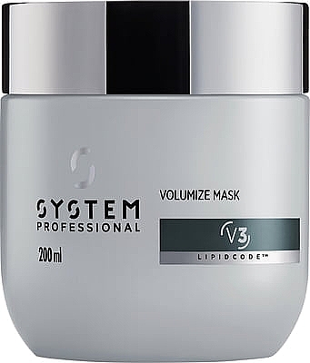 Volumizing Hair Mask - System Professional Volumize Lipid Code V3 Mask — photo N8