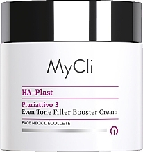 Fragrances, Perfumes, Cosmetics Anti-Aging Face, Neck and Décolleté Cream - MyCli HA-Plast Pluriattivo 3 Even Tone Filler Booster Cream