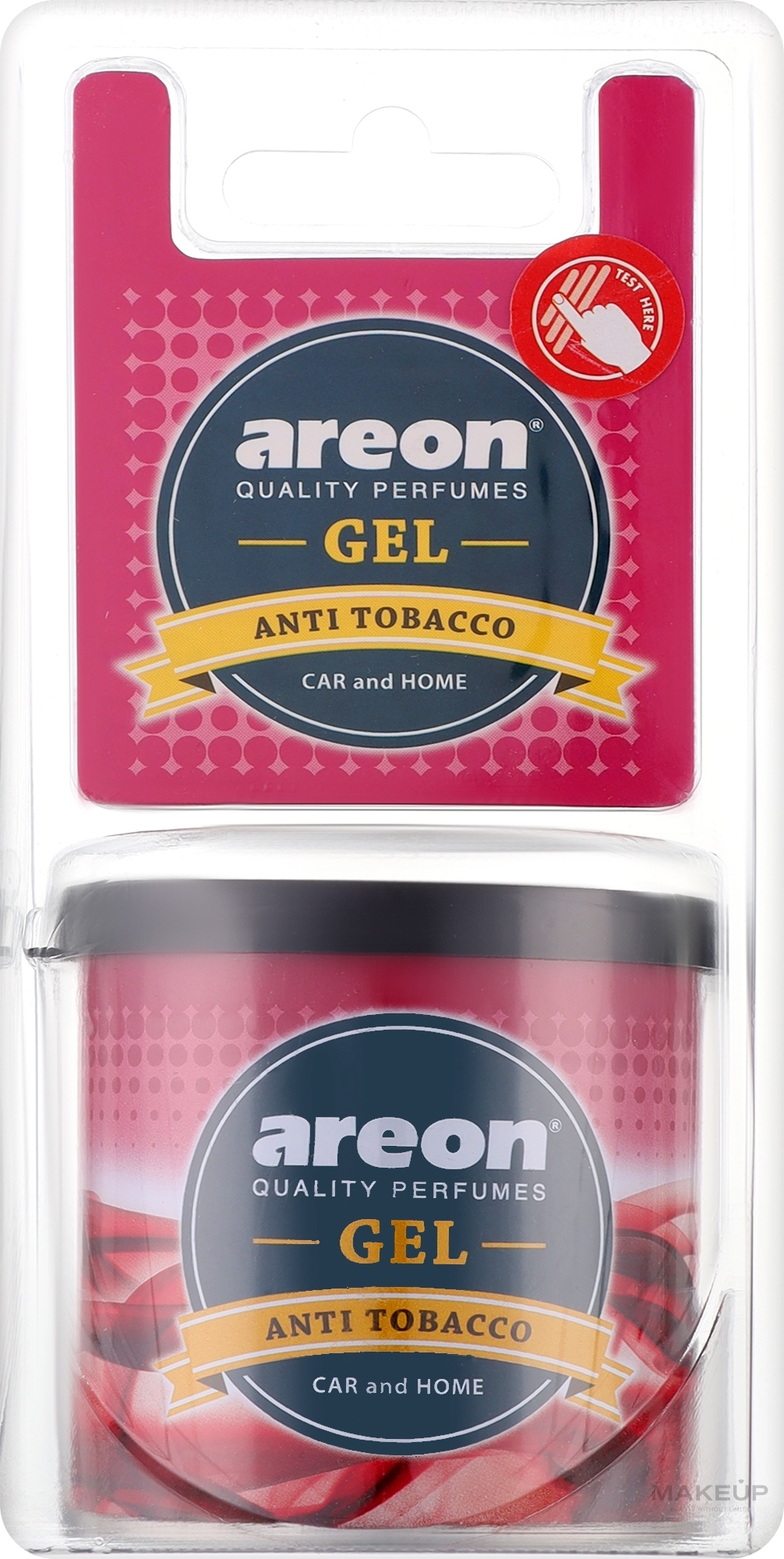 Anti-Tobacco Scented Gel - Areon Gel Can Blister Anti Tobacco — photo 80 g