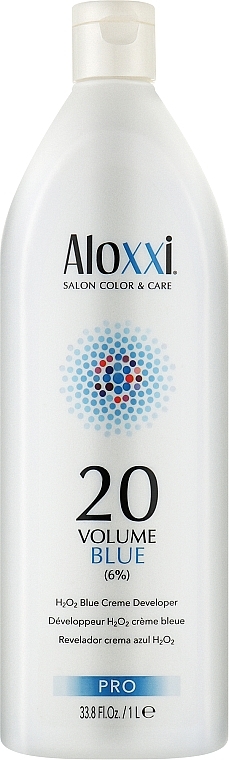 Oxidizing Volume Cream, 6% - Aloxxi 20 Volume Blue Creme Developer — photo N1