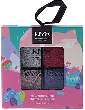 Fragrances, Perfumes, Cosmetics Eyeshadow - NYX Professional Makeup Sprinkle Town Glitter Palette