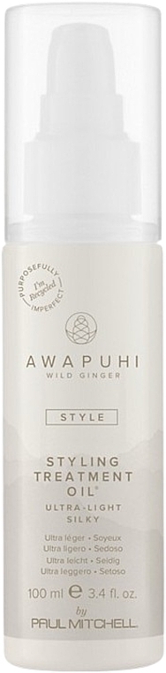 Dry Hair Oil - Paul Mitchell Awapuhi Wild Ginger Style Treatment Oil — photo N1