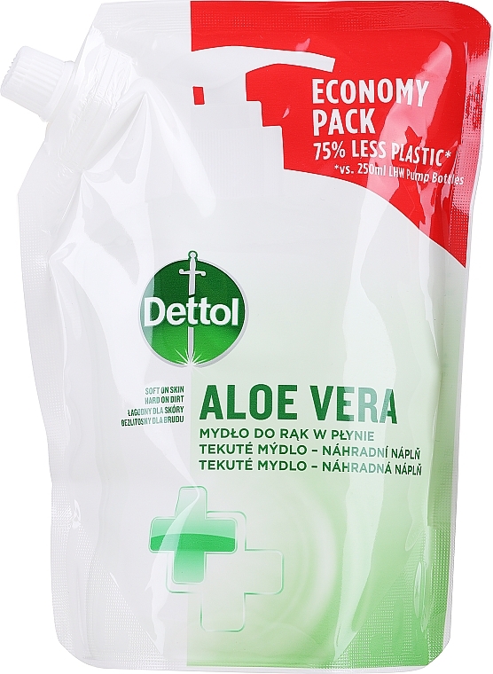 Aloe Vera Antibacterial Liquid Soap, Doypack - Dettol  — photo N1