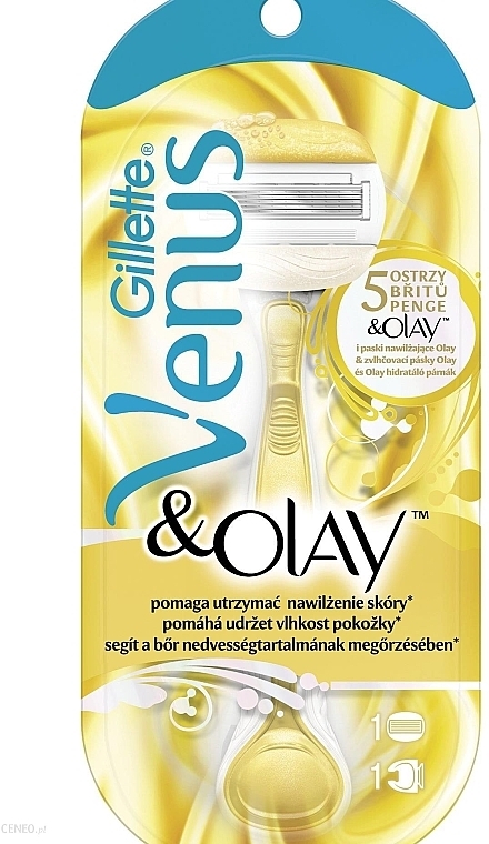 Razor with 1 Replaceable Cartridge - Gillette Venus & Olay  — photo N1