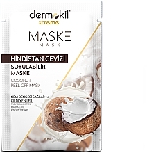 Peel-Off Face Mask - Dermokil Coconut Peel Off Mask (sachet) — photo N1