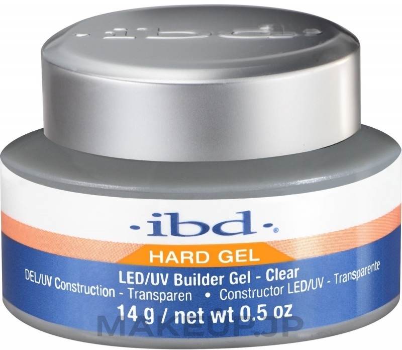 Nail Builder Gel, transparent - IBD LED/UV Builder Clear Gel — photo 14 g