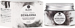 Fragrances, Perfumes, Cosmetics Toothpowder with Activated Charcoal - Ben & Anna Activated Charcoal Toothpowder Black