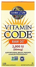 Food Supplement - Garden of Life Vitamin Code Raw D3, 50 mcg — photo N6