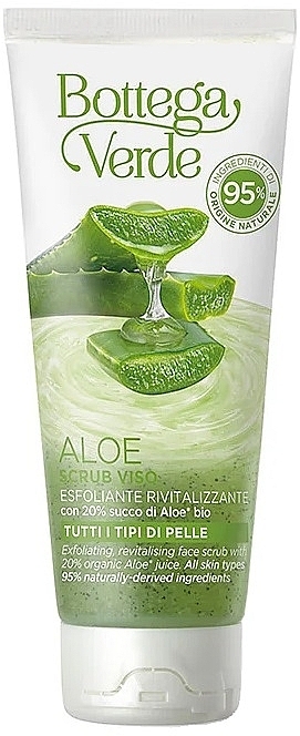 Face Scrub - Bottega Verde Aloe Exfoliating And Revitalizing Face Scrub — photo N1