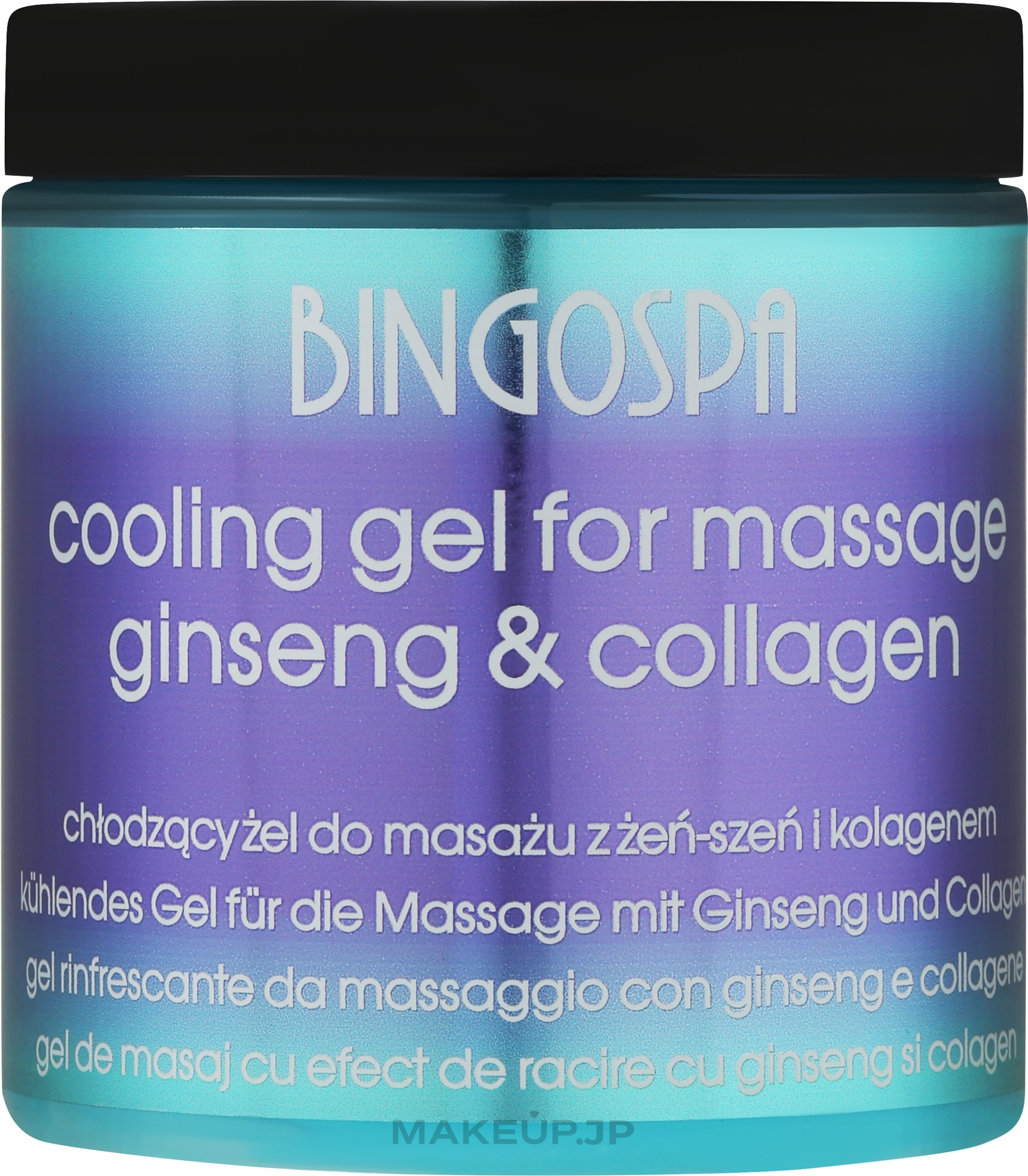 Massage Cooling Ginseng & Collagen Gel - BingoSpa — photo 250 g