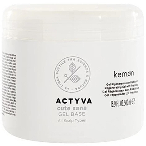 Scalp Reviving Gel with Prebiotics - Kemon Actyva Cute Sana Gel Base — photo N1