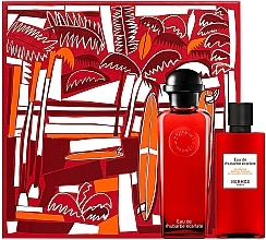 Fragrances, Perfumes, Cosmetics Hermes Eau de Rhubarbe Ecarlate - Set (edc/100ml + sh/gel/80ml)