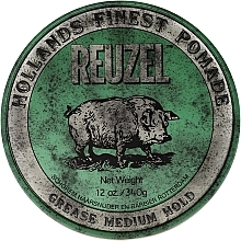 Hair Styling Pomade - Reuzel Green Pomade Grease  — photo N7